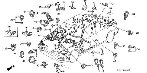 1993 Acura Integra Wiring Harness - Acura Online Store  Integra Wire Harness Parts - 1993 Acura Integra Wiring Harness