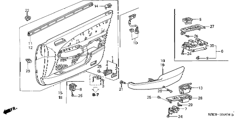 Courtesy Acura on Acura Online Store   2003 Tl Front Door Lining Parts