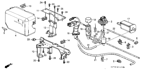 1990 INTEGRA LS 3 DOOR 4AT CONTROL BOX diagram 1990 INTEGRA LS 3 DOOR 4AT CONTROL BOX diagram