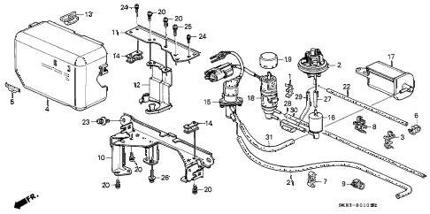 1990 INTEGRA GS 4 DOOR 4AT CONTROL BOX diagram 1990 INTEGRA GS 4 DOOR 4AT CONTROL BOX diagram