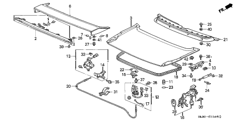 Acura  Price on Acura Online Store   1991 Nsx Trunk Lid Parts