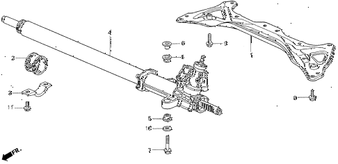 1993 VIGOR LS 4 DOOR 4AT P.S. GEAR BOX diagram 1993 VIGOR LS 4 DOOR 4AT P.S. GEAR BOX diagram