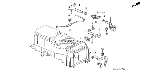 1991 LEGEND STD 4 DOOR 4AT WATER VALVE diagram 1991 LEGEND STD 4 DOOR 4AT WATER VALVE diagram
