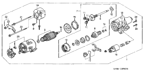 1991 LEGEND LS 4 DOOR 5MT STARTER MOTOR diagram 1991 LEGEND LS 4 DOOR 5MT STARTER MOTOR diagram