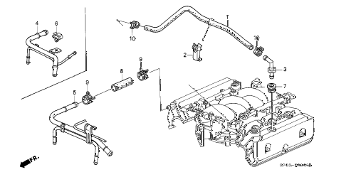 1994 LEGEND L 4 DOOR 4AT BREATHER TUBE diagram 1994 LEGEND L 4 DOOR 4AT BREATHER TUBE diagram