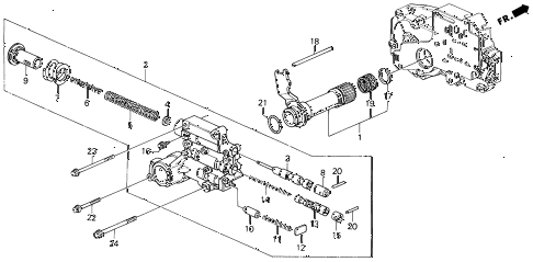 1995 LEGEND LS 2 DOOR 4AT AT REGULATOR diagram 1995 LEGEND LS 2 DOOR 4AT AT REGULATOR diagram