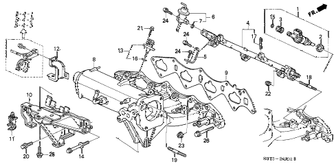 2000 INTEGRA TYPE-R 3 DOOR 5MT INTAKE MANIFOLD (3) diagram 2000 INTEGRA TYPE-R 3 DOOR 5MT INTAKE MANIFOLD (3) diagram