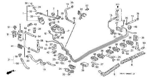 1995 INTEGRA GS-R 4 DOOR 5MT FUEL PIPE (2) diagram 1995 INTEGRA GS-R 4 DOOR 5MT FUEL PIPE (2) diagram