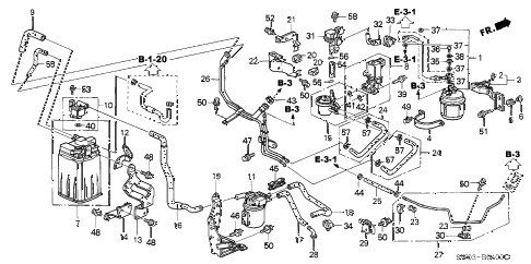 2001 NSX 2 DOOR 4AT CANISTER - FUEL STRAINER diagram 2001 NSX 2 DOOR 4AT CANISTER - FUEL STRAINER diagram
