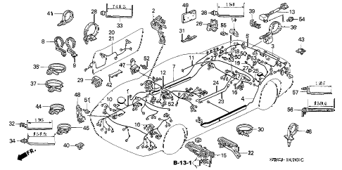 2002 NSX-T 2 DOOR 4AT WIRE HARNESS diagram 2002 NSX-T 2 DOOR 4AT WIRE HARNESS diagram
