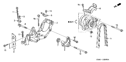 2001 NSX-T 2 DOOR 6MT ALTERNATOR BRACKET diagram 2001 NSX-T 2 DOOR 6MT ALTERNATOR BRACKET diagram