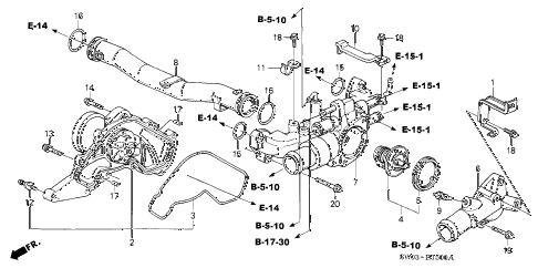 2001 NSX-T 2 DOOR 4AT WATER PUMP diagram 2001 NSX-T 2 DOOR 4AT WATER PUMP diagram