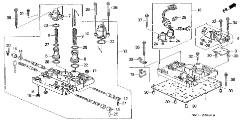1997 TL BAS3.2 4 DOOR 4AT AT SECONDARY BODY (V6) diagram 1997 TL BAS3.2 4 DOOR 4AT AT SECONDARY BODY (V6) diagram
