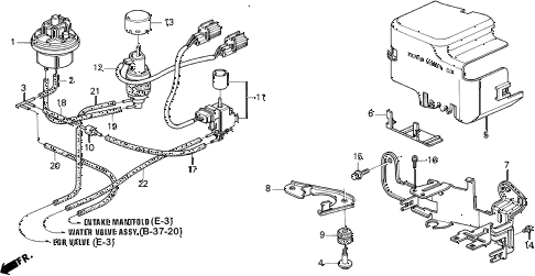 1997 TL PRE2.5 4 DOOR 4AT CONTROL BOX diagram 1997 TL PRE2.5 4 DOOR 4AT CONTROL BOX diagram