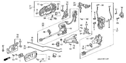 1997 TL BAS3.2 4 DOOR 4AT FRONT DOOR LOCKS diagram 1997 TL BAS3.2 4 DOOR 4AT FRONT DOOR LOCKS diagram