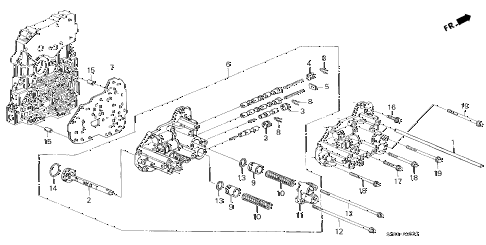 1998 CL PRE2.3 2 DOOR 4AT AT SERVO BODY (3) diagram 1998 CL PRE2.3 2 DOOR 4AT AT SERVO BODY (3) diagram