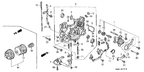 1998 CL PRE2.3 2 DOOR 5MT OIL PUMP - OIL STRAINER (1) diagram 1998 CL PRE2.3 2 DOOR 5MT OIL PUMP - OIL STRAINER (1) diagram