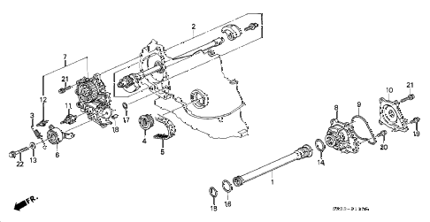 1999 RL 4 DOOR 4AT BALANCER SHAFT diagram 1999 RL 4 DOOR 4AT BALANCER SHAFT diagram