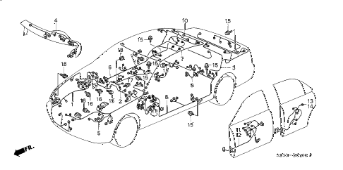 2004 RL 4 DOOR 4AT WIRE HARNESS diagram 2004 RL 4 DOOR 4AT WIRE HARNESS diagram