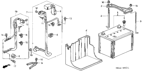 2004 RL 4 DOOR 4AT BATTERY diagram 2004 RL 4 DOOR 4AT BATTERY diagram