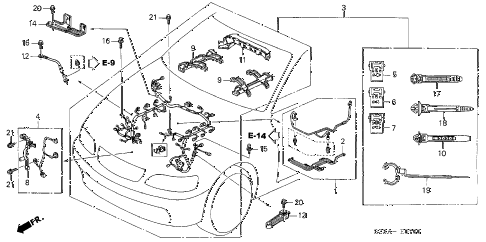 2004 RL 4 DOOR 4AT ENGINE WIRE HARNESS diagram 2004 RL 4 DOOR 4AT ENGINE WIRE HARNESS diagram