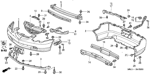 Acura Parts on Acura Online Store   2003 Rsx Bumpers Parts