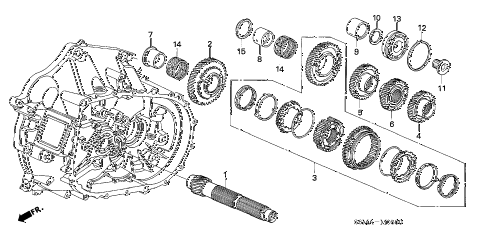 2006 RSX BASE 3 DOOR 5MT MT COUNTERSHAFT (5MT) (KA) diagram 2006 RSX BASE 3 DOOR 5MT MT COUNTERSHAFT (5MT) (KA) diagram