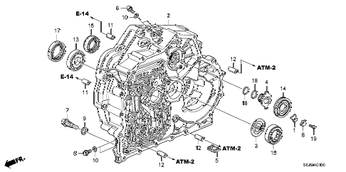 2008 TSX 4 DOOR 5AT AT TORQUE CONVERTER CASE diagram 2008 TSX 4 DOOR 5AT AT TORQUE CONVERTER CASE diagram