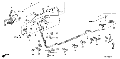 2008 TSX 4 DOOR 5AT FUEL PIPE diagram 2008 TSX 4 DOOR 5AT FUEL PIPE diagram