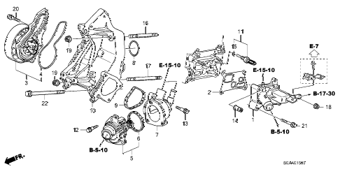 2008 TSX 4 DOOR 5AT WATER PUMP diagram 2008 TSX 4 DOOR 5AT WATER PUMP diagram