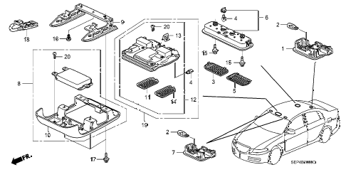 2006 TL SPORT 4 DOOR 6MT INTERIOR LIGHT diagram 2006 TL SPORT 4 DOOR 6MT INTERIOR LIGHT diagram