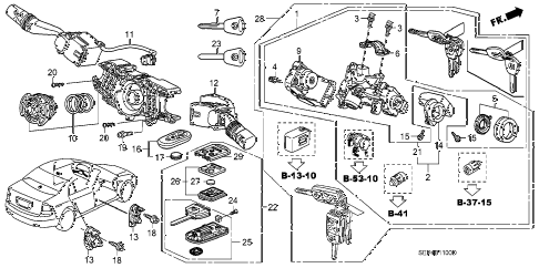 2004 TL SPORT 4 DOOR 6MT COMBINATION SWITCH diagram 2004 TL SPORT 4 DOOR 6MT COMBINATION SWITCH diagram