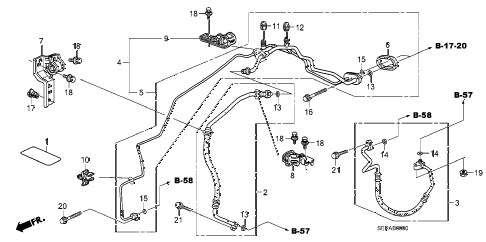 2008 TL TYPE-S 4 DOOR 5AT A/C HOSES - PIPES diagram 2008 TL TYPE-S 4 DOOR 5AT A/C HOSES - PIPES diagram