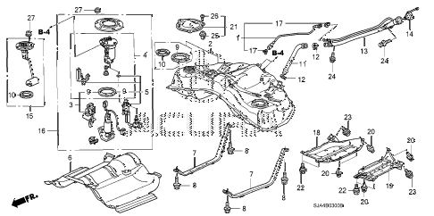 2012 RL-TEC 4 DOOR 6AT FUEL TANK diagram 2012 RL-TEC 4 DOOR 6AT FUEL TANK diagram