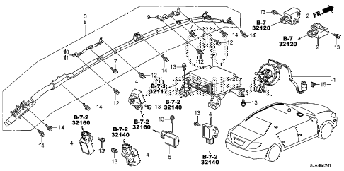 2011 RL-ADV 4 DOOR 6AT SRS UNIT (2) diagram 2011 RL-ADV 4 DOOR 6AT SRS UNIT (2) diagram