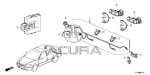 2012 RL-TEC 4 DOOR 6AT CORNER SENSOR - BACK SENSOR diagram 2012 RL-TEC 4 DOOR 6AT CORNER SENSOR - BACK SENSOR diagram