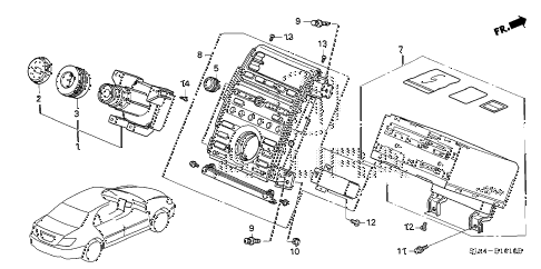 2012 RL-H 4 DOOR 6AT AUDIO UNIT diagram 2012 RL-H 4 DOOR 6AT AUDIO UNIT diagram