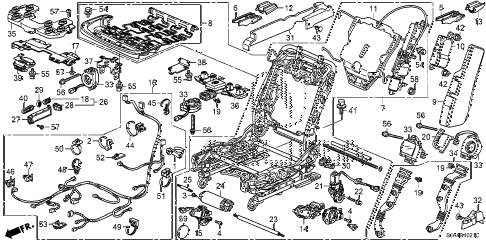 2009 RL-TEC 4 DOOR 5AT FRONT SEAT COMPONENTS (R.) (2) diagram 2009 RL-TEC 4 DOOR 5AT FRONT SEAT COMPONENTS (R.) (2) diagram