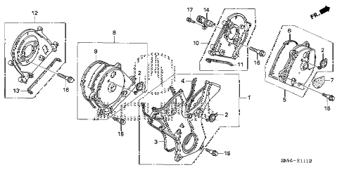 2012 RL-H 4 DOOR 6AT TIMING BELT COVER diagram 2012 RL-H 4 DOOR 6AT TIMING BELT COVER diagram