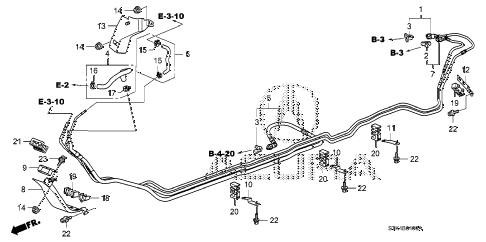 2007 RDX 5 DOOR 5AT FUEL PIPE diagram 2007 RDX 5 DOOR 5AT FUEL PIPE diagram