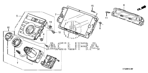 2011 RDX TECH 5 DOOR 5AT SWITCH PANEL (NAVIGATION) diagram 2011 RDX TECH 5 DOOR 5AT SWITCH PANEL (NAVIGATION) diagram