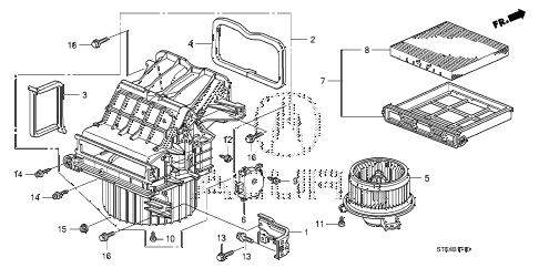 2009 RDX TECH 5 DOOR 5AT HEATER BLOWER diagram 2009 RDX TECH 5 DOOR 5AT HEATER BLOWER diagram