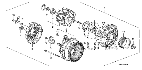 2011 RDX 5 DOOR 5AT ALTERNATOR (DENSO) diagram 2011 RDX 5 DOOR 5AT ALTERNATOR (DENSO) diagram