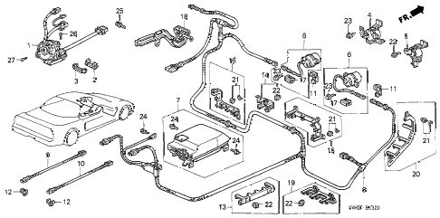 2003 NSX-T 2 DOOR 6MT SRS UNIT diagram 2003 NSX-T 2 DOOR 6MT SRS UNIT diagram