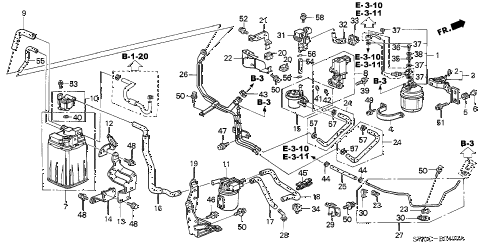2003 NSX-T 2 DOOR 6MT CANISTER - FUEL STRAINER diagram 2003 NSX-T 2 DOOR 6MT CANISTER - FUEL STRAINER diagram