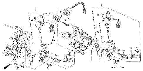 2003 NSX-T 2 DOOR 6MT SPOOL VALVE - OIL PRESSURE SENSOR diagram 2003 NSX-T 2 DOOR 6MT SPOOL VALVE - OIL PRESSURE SENSOR diagram