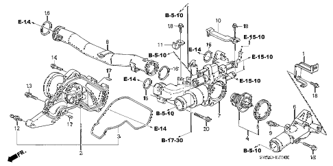 2003 NSX-T 2 DOOR 6MT WATER PUMP - THERMOSTAT diagram 2003 NSX-T 2 DOOR 6MT WATER PUMP - THERMOSTAT diagram