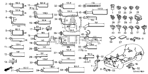 2012 ZDX ADV 5 DOOR 6AT HARNESS BAND - BRACKET diagram 2012 ZDX ADV 5 DOOR 6AT HARNESS BAND - BRACKET diagram