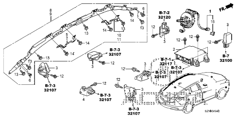 2011 ZDX ADV 5 DOOR 6AT SRS UNIT diagram 2011 ZDX ADV 5 DOOR 6AT SRS UNIT diagram