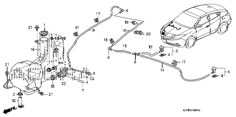 2012 ZDX TECH 5 DOOR 6AT WINDSHIELD WASHER diagram 2012 ZDX TECH 5 DOOR 6AT WINDSHIELD WASHER diagram